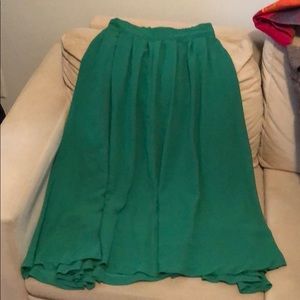 Green Goddess skirt